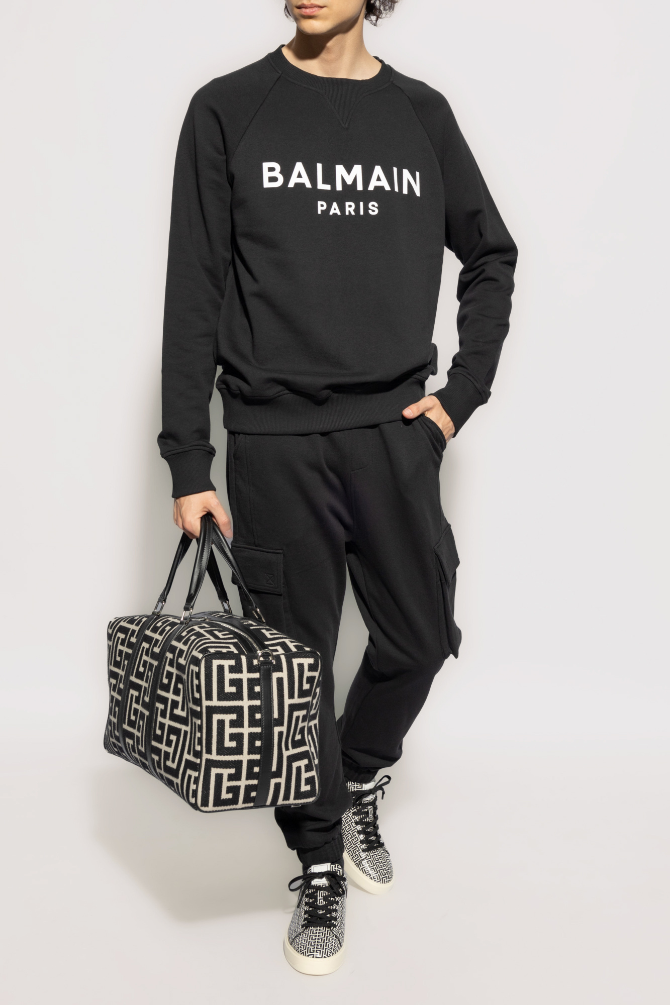 BALMAIN ブラック スウェット 楽天市場】バルマン BALMAIN メンズ スウェット トレーナー